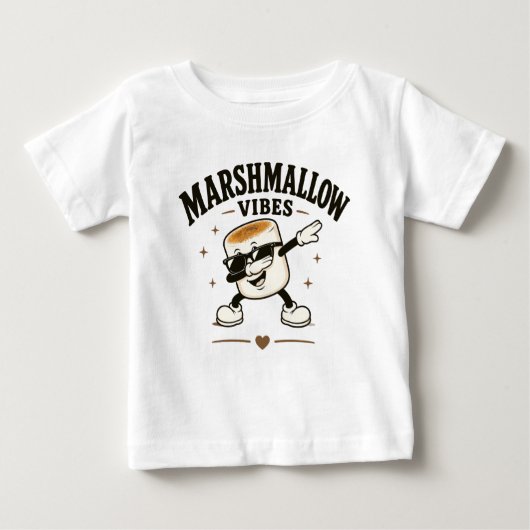 マシュマロの雰囲気 ベビーTシャツ (正面)