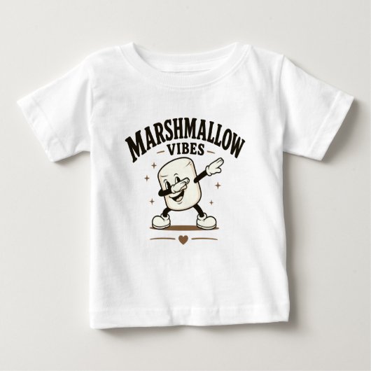 マシュマロの雰囲気 ベビーTシャツ (正面)
