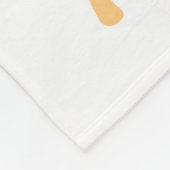 マシュマロを溶かす フリースブランケット (角)