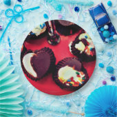 マシュマロトリュフ ペーパープレート (パーティー)