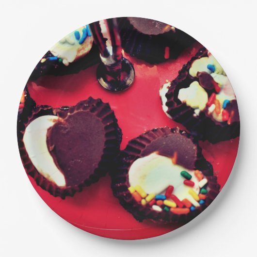 マシュマロトリュフ ペーパープレート (正面)