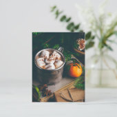 マシュマロ入りホットチョコレート ポストカード (スタンド正面)