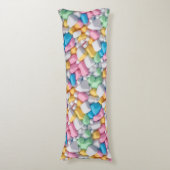 マシュマロ抽象芸術 ボディピロー (正面縦)