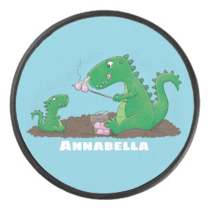 マシュマロ漫画をローストかわいいドラゴン アイスホッケーパック