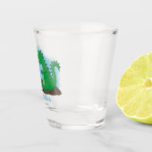 マシュマロ漫画をローストかわいいドラゴン ショットグラス (右)