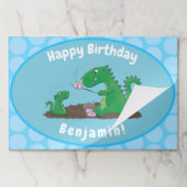 マシュマロ漫画をローストかわいいドラゴン ペーパーパッド (折り畳み)