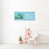 マシュマロ漫画をローストかわいいドラゴン 横断幕 (インサイチュ)