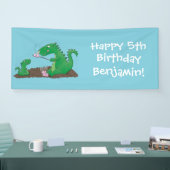 マシュマロ漫画をローストかわいいドラゴン 横断幕 (トレードショー)