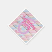 マシュマロ飴ガールズバースデーパーティー スタンダードカクテルナプキン (角)