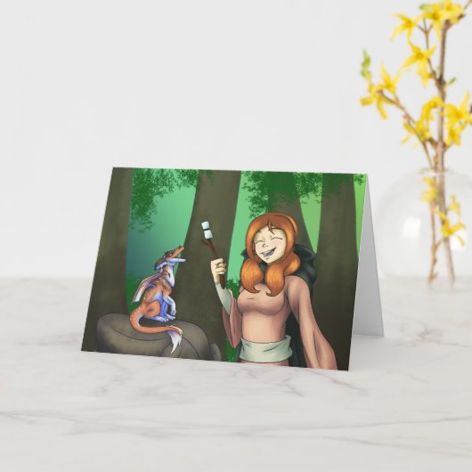 マシュマロ カード (黄色い花)