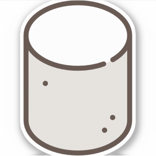 マシュマロ シール (正面)