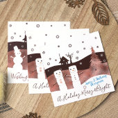 マシュマロ & チョコレート フォト カード