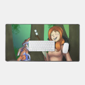 マシュマロ デスクマット (キーボード&マウス)