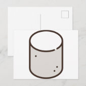 マシュマロ ポストカード (正面/裏面)