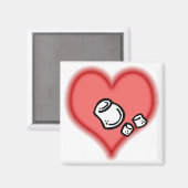 マシュマロ マグネット (正面/裏面)