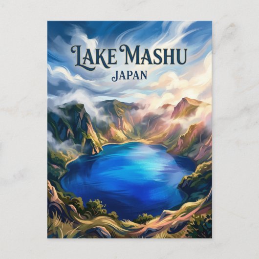 マシュー湖 日本 ポストカード (正面)