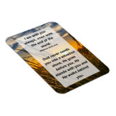 マシュー28:20私はいつもあなたと一緒です マグネット (右側)