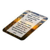 マシュー28:20私はいつもあなたと一緒です マグネット (左側)