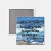 マシュー4:4 マグネット (正面/裏面)