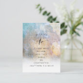 マシュー5:4の美しいポストカード:感動的 ポストカード (スタンド正面)