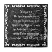 マシュー6:6 タイル (正面)