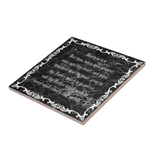 マシュー6:6 タイル (側面)