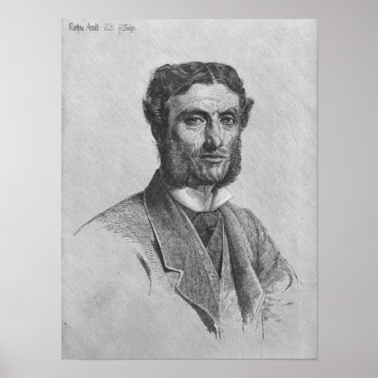 マシュー・アーノルド， 1881 ポスター (正面)