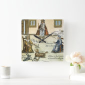 マシュー・ホプキンス(D 1647) スクエア壁時計 (ホーム)