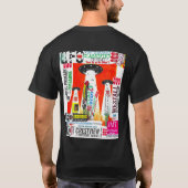 マシュー・マーシャルの基本的な黒いTシャツ Tシャツ (裏面)