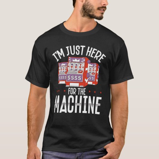 マシンのスロットマシンを見に来た Tシャツ (正面)