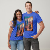 マシンの反逆Aサイエンスフィクション映画ポスターvin Tシャツ (ユニセックス)