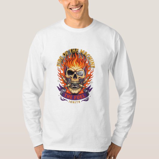 マシンの炎 Tシャツ (正面)