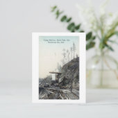 マシン飛んでいるの表示， South ForkElk, CA ポストカード (スタンド正面)