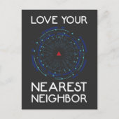 マシ学ンのニアレストネイバーアルゴリズムAI ポストカード (正面)