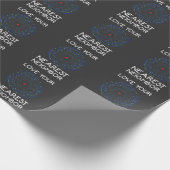 マシ学ンのニアレストネイバーアルゴリズムAI ラッピングペーパー (角)