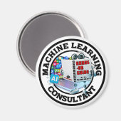 マシ学ン(AI) – コンサルタント マグネット (正面/裏面)