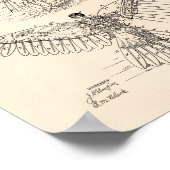 マシ飛んでいるン1889特許芸術 – オールドペッパー ポスター (角)