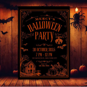 マジーのハロウィンパーティー 招待状