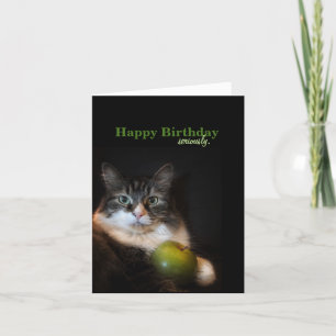 マジおもしろい誕生日願い書 カード