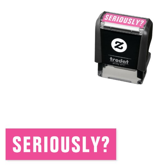 マジで？皮肉なユーモアが面白い セルフインキングスタンプ (インサイチュ)