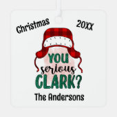 マジなクラーク メタルオーナメント (裏面)