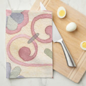 マジイタリアンスペインのリカフローラ水彩 キッチンタオル (四つ折り)