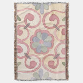 マジイタリアンスペインのリカフローラ水彩 スローブランケット (正面縦)