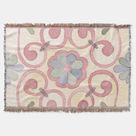 マジイタリアンスペインのリカフローラ水彩 スローブランケット