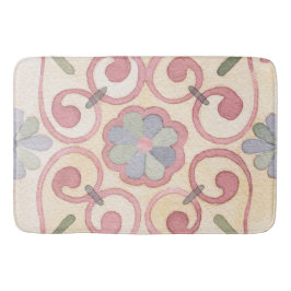 マジイタリアンスペインのリカフローラ水彩 バスマット