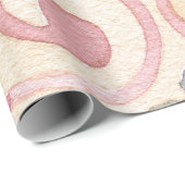 マジイタリアンスペインのリカ・ピンク・フローラ・デカップージ ラッピングペーパー (ロールコーナー)