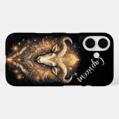 マジェスティックやぎ座の星座アート Case-Mate iPhoneケース (裏面 (横))