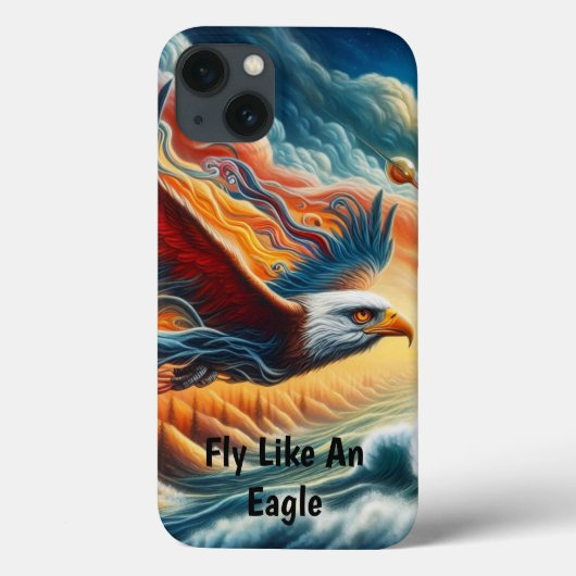 マジェスティックイーグル 飛翔する鷲の幻想芸術 Case-Mate iPhoneケース (裏面)