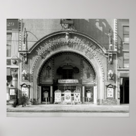 マジェスティックシアター、1910年。ヴィンテージ写真 ポスター