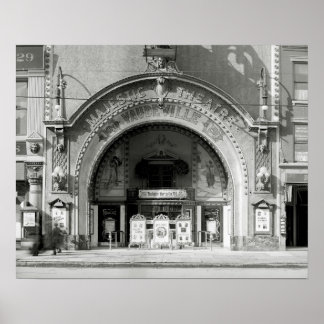 マジェスティックシアター、1910年。ヴィンテージ写真 ポスター